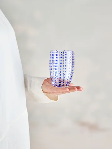 Brinley Trinkglas 4-teilig - Blau - Bloomingville