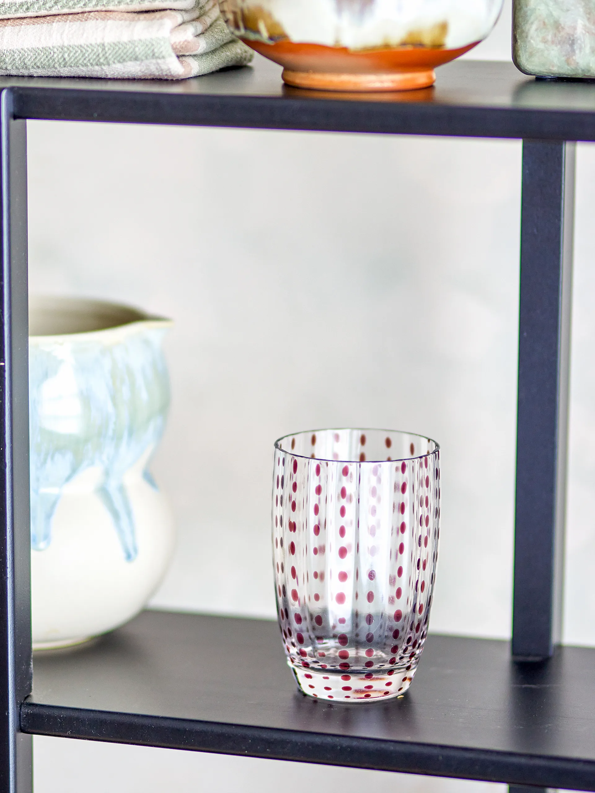 Brinley Trinkglas 4-teilig, Braun Bloomingville