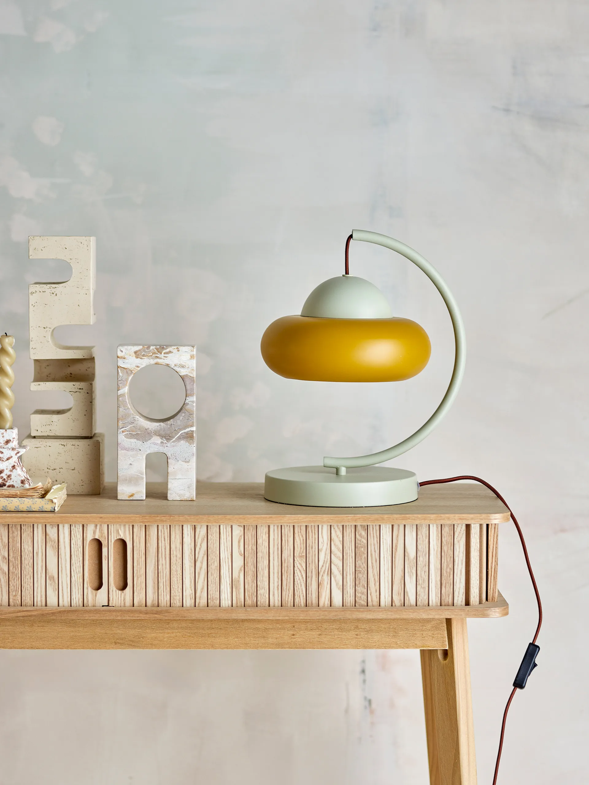 Bubble Tischleuchte 27x34,5 cm, Natur Bloomingville