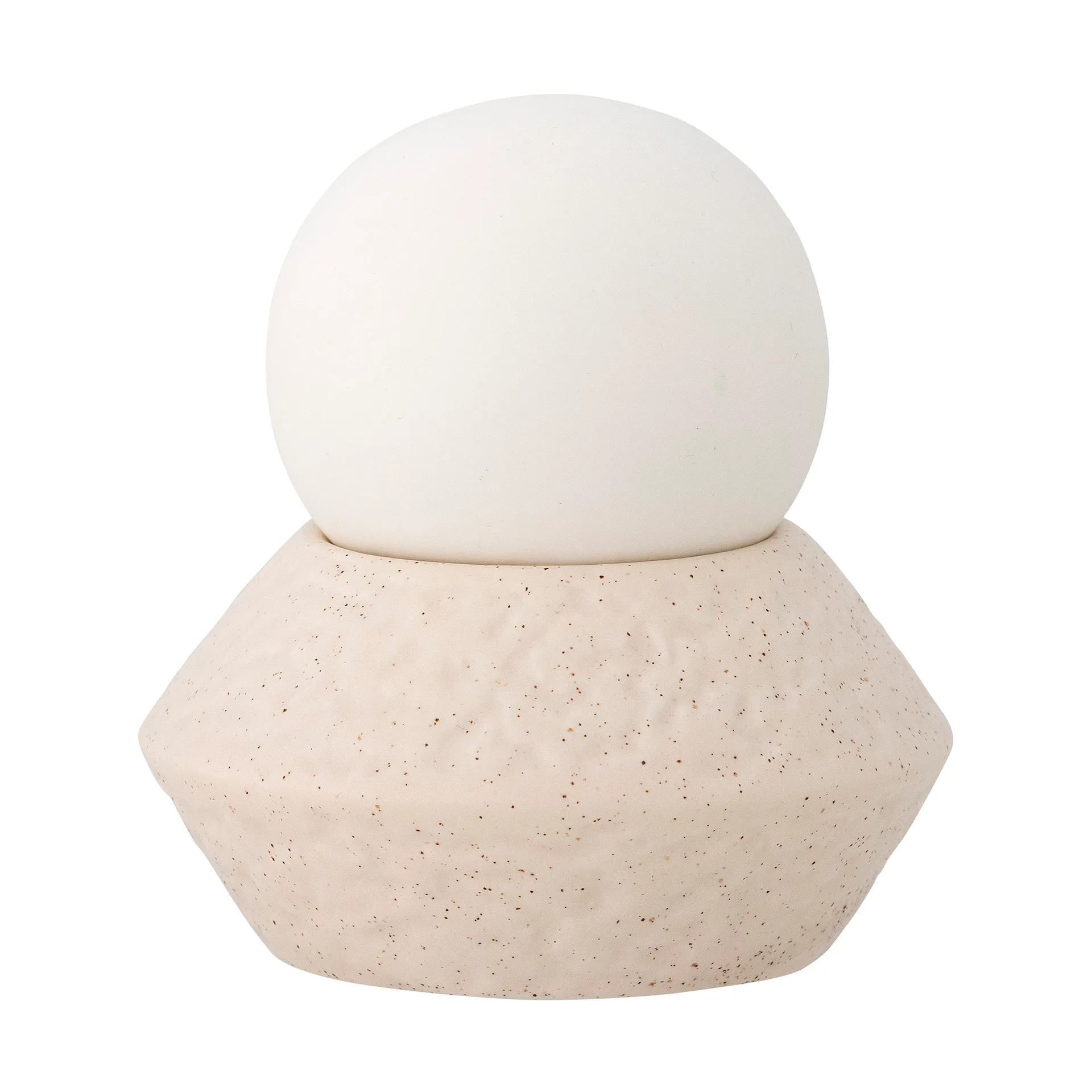 Capella portable Tischleuchte Ø10x11 cm, White single Bloomingville