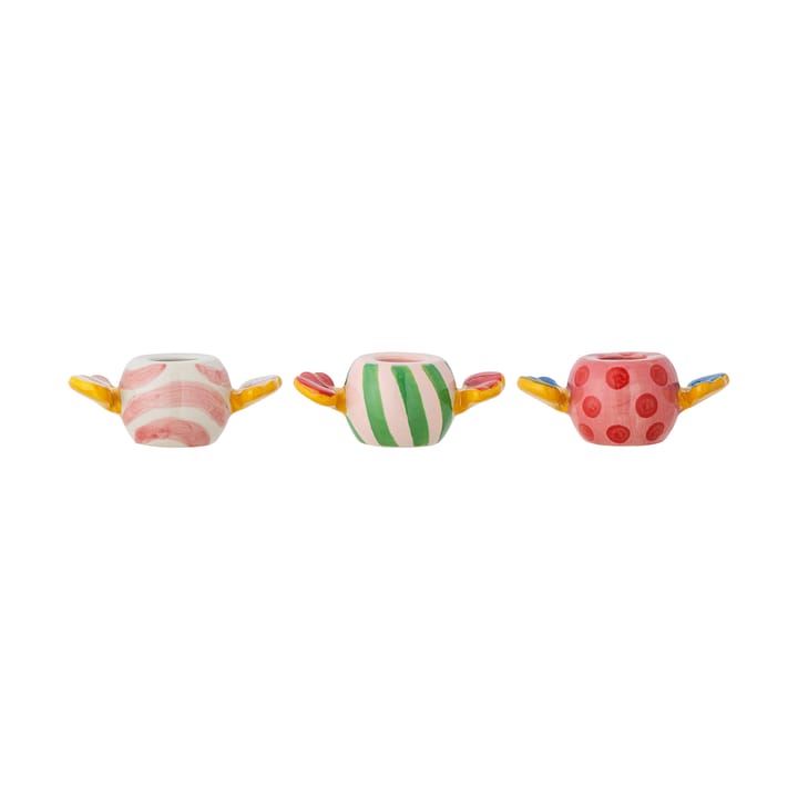 Caramella Kerzenhalter 3-teilig - Rosa - Bloomingville