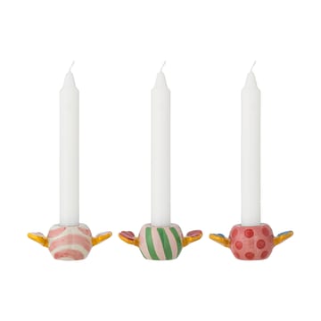 Caramella Kerzenhalter 3-teilig - Rosa - Bloomingville