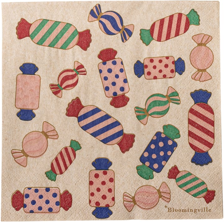 Caramella Serviette 33x33 cm 20er-Packung - Rosa - Bloomingville