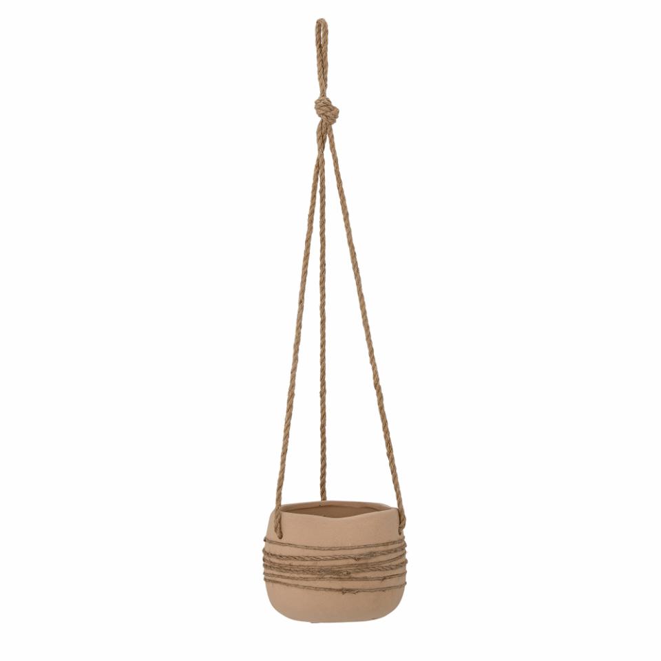 Bloomingville Cari hängender Blumentopf Ø14 cm Schwarz