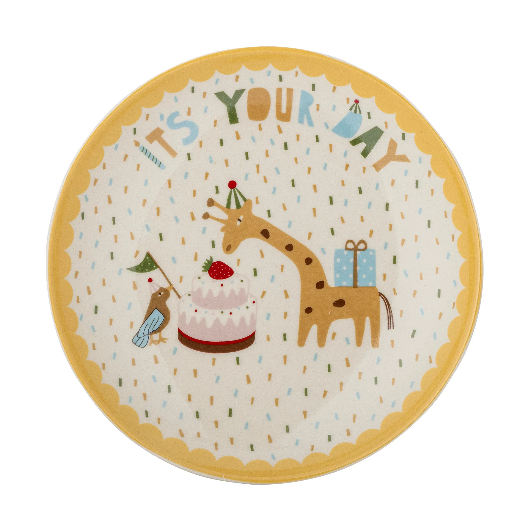 Celebrate Teller Ø16 cm, Gelb Bloomingville