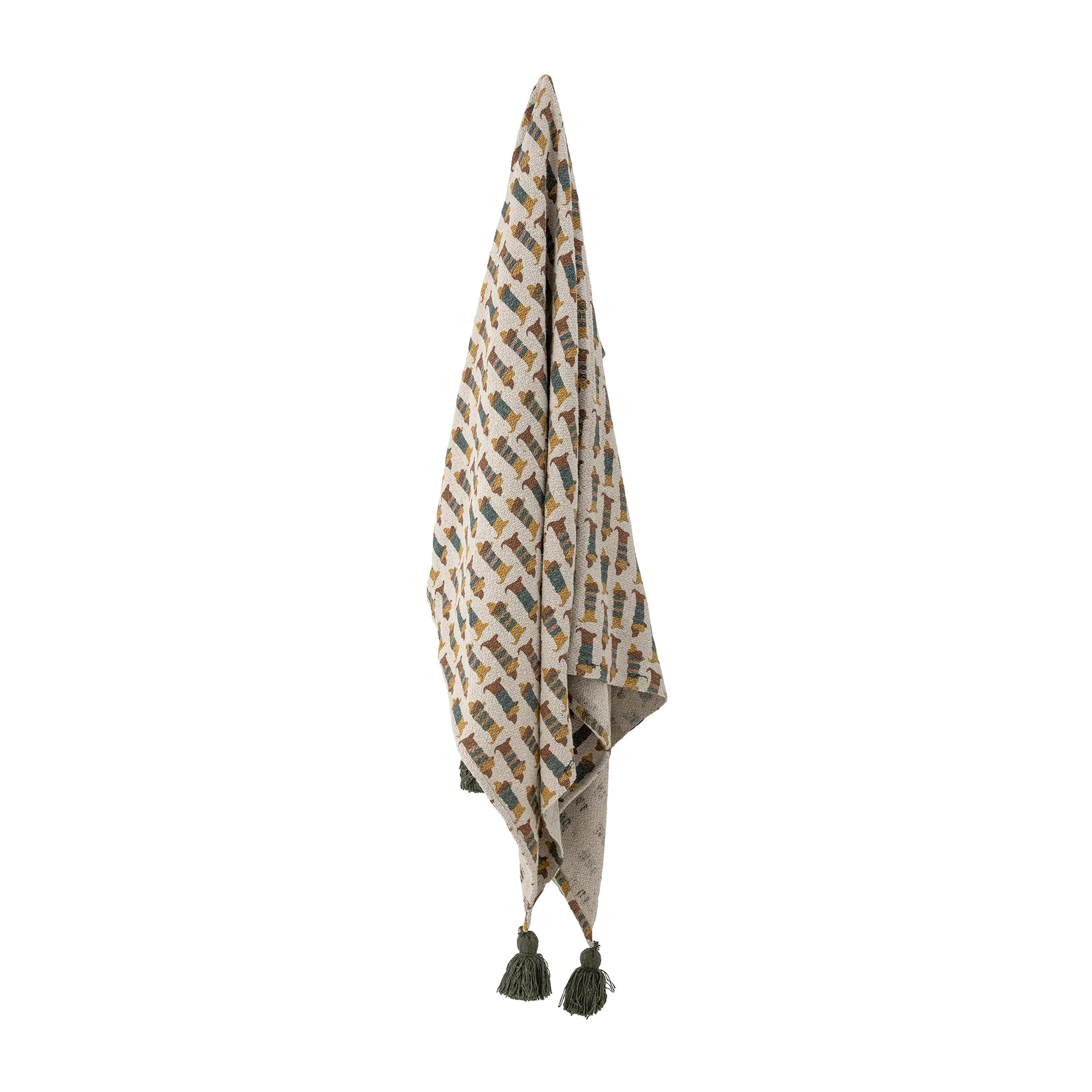 Charlie Wolldecke 130 x 160cm, Braun Bloomingville