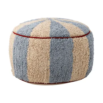 Charoline Pouf Ø44cm - Blau-Weiß-Rot - Bloomingville