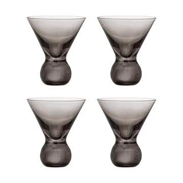 Corliss Cocktailglas 4-teilig - Grau - Bloomingville