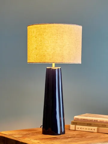 Cornelie Tischlampe - Blau, Ø30 cm - Bloomingville