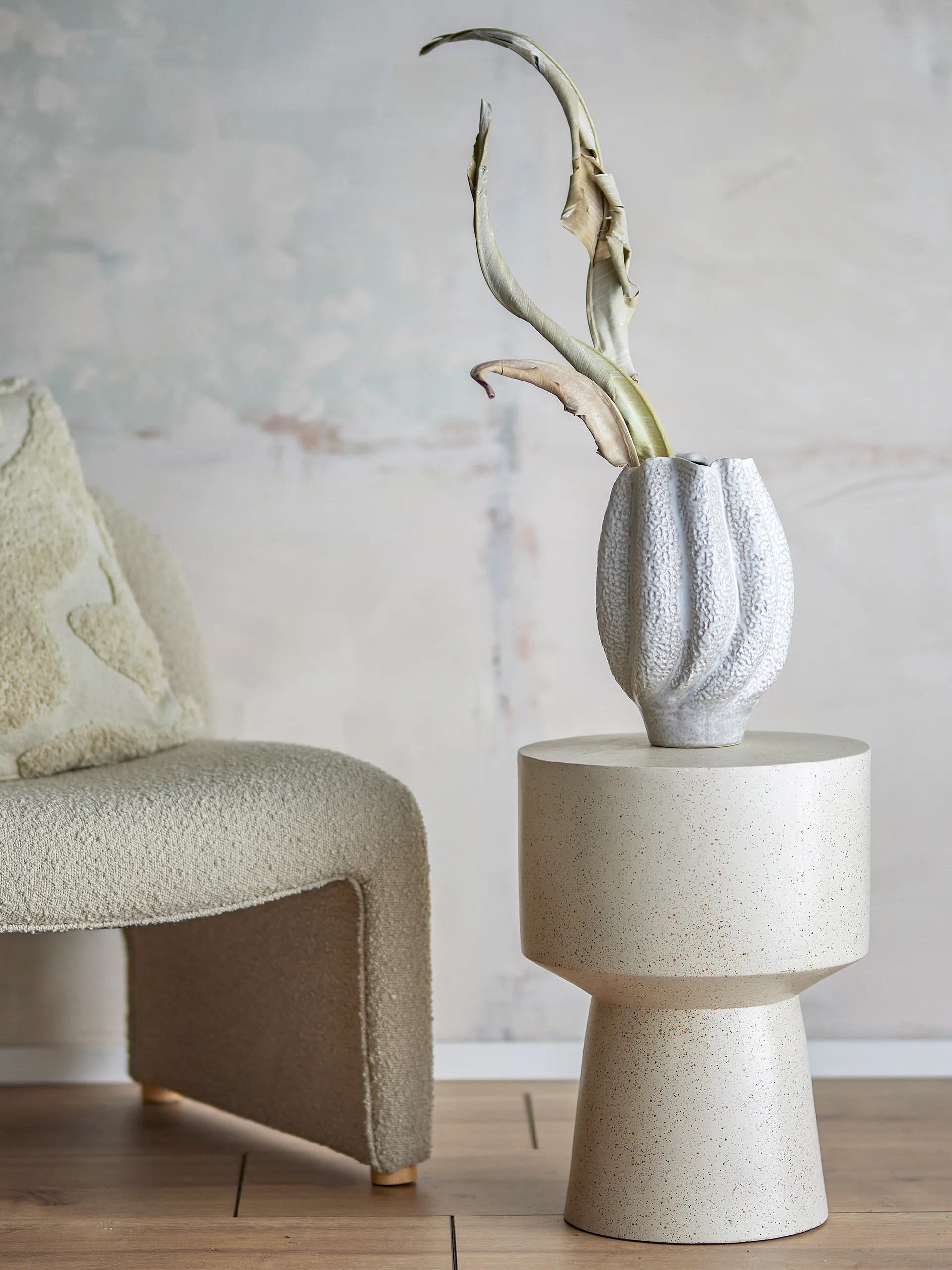 Cove Vase 28 cm, Weiß Bloomingville