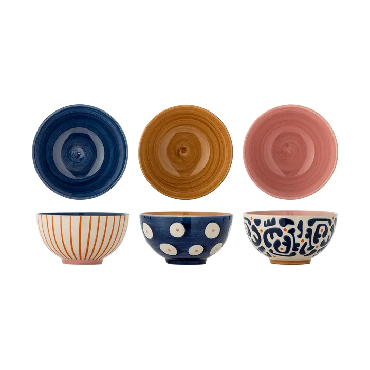 Eviaya Schale - Multi, 3-teilig - Bloomingville