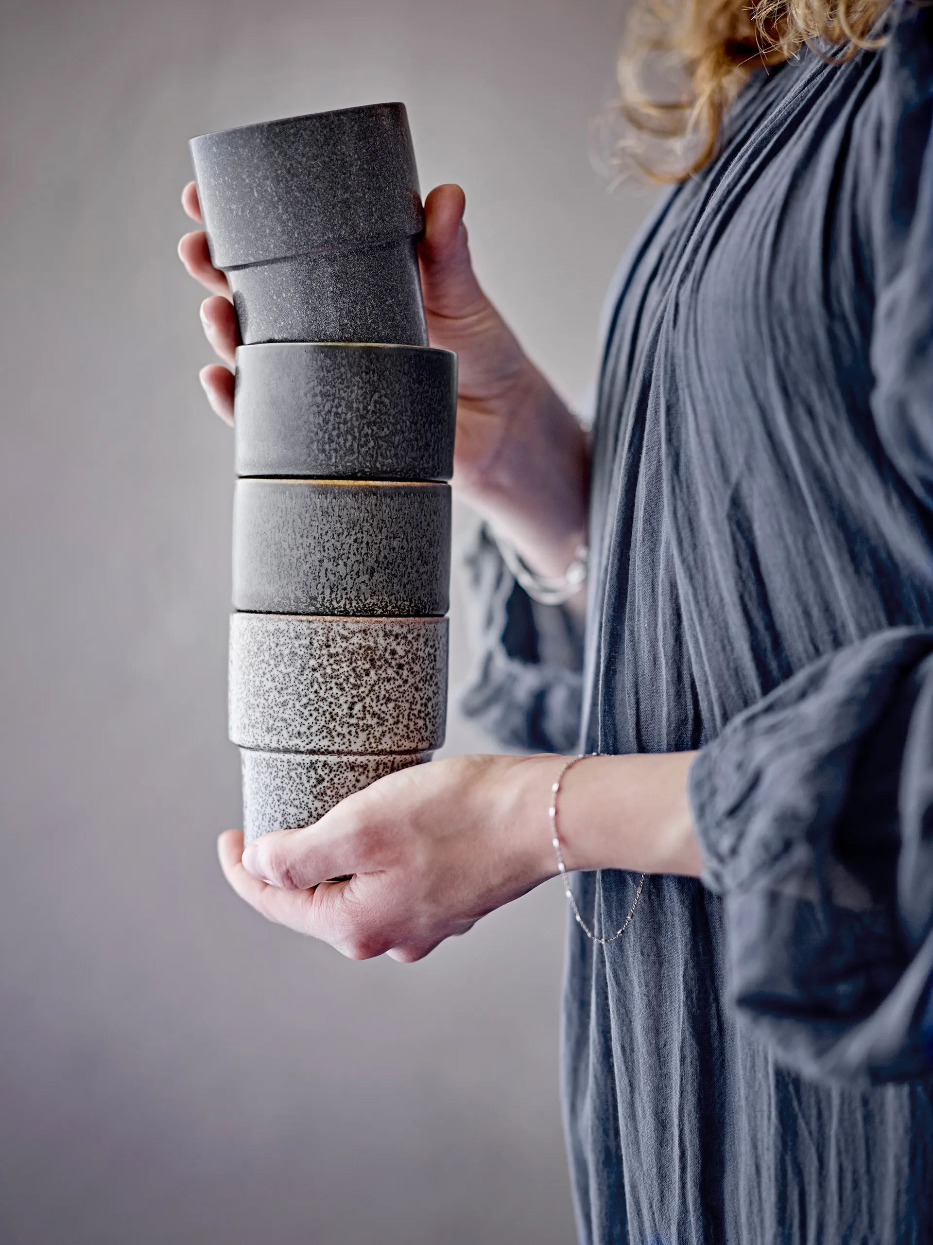 Ewan Tasse 4-teilig, Braun Bloomingville