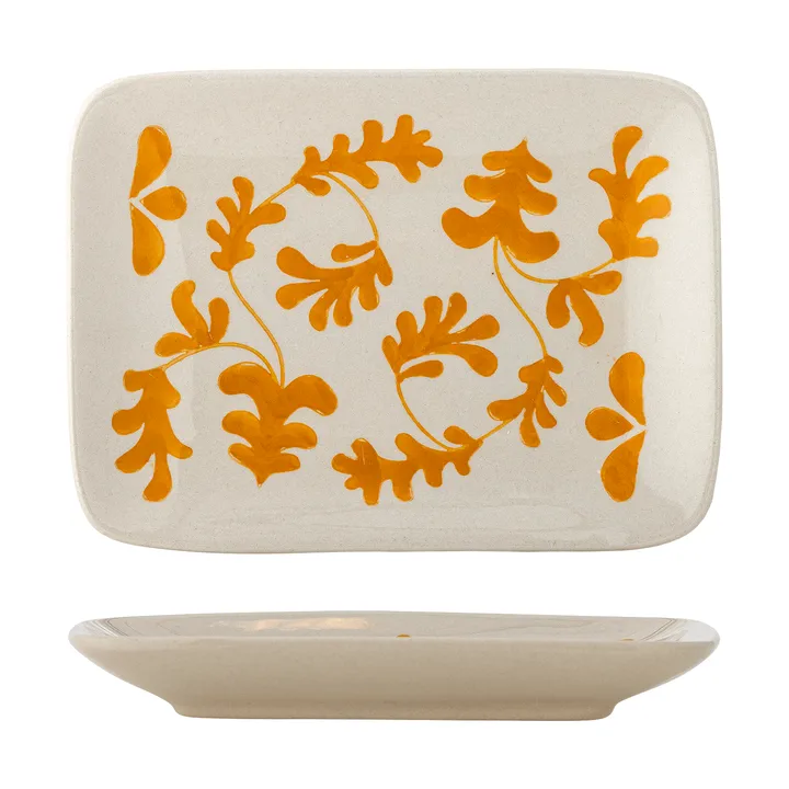 Fauni Dessertteller - Gelb, 15x11,5 cm - Bloomingville