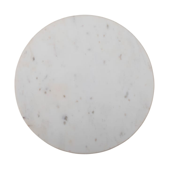 Fenya Tortenteller Ø30x9 cm, White marble Bloomingville