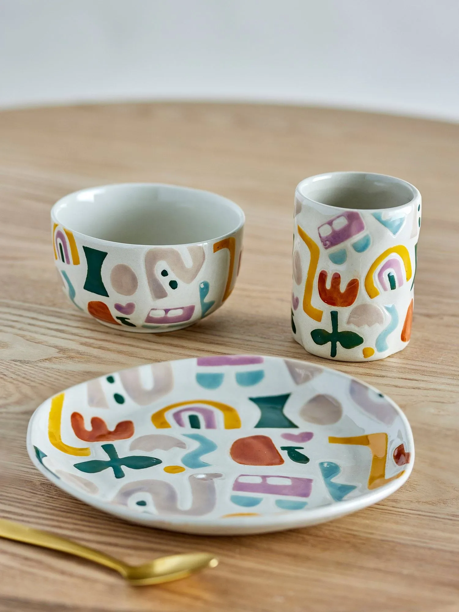 Filur Servierset, Multi, 3-teilig Bloomingville
