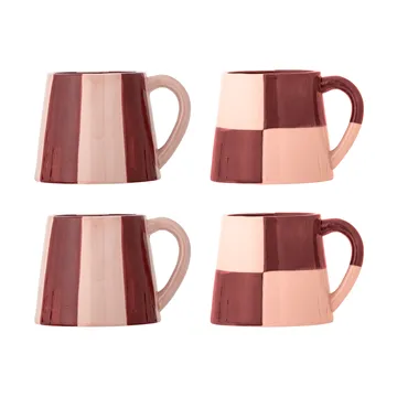 Floki Becher - Rose, 4-teilig - Bloomingville