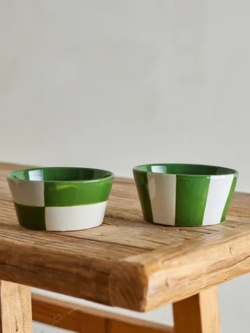 Floki Schale - Grün, 4-teilig - Bloomingville