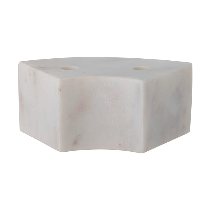 Florida Kerzenständer 14,5x6x7,5 cm, White marble Bloomingville