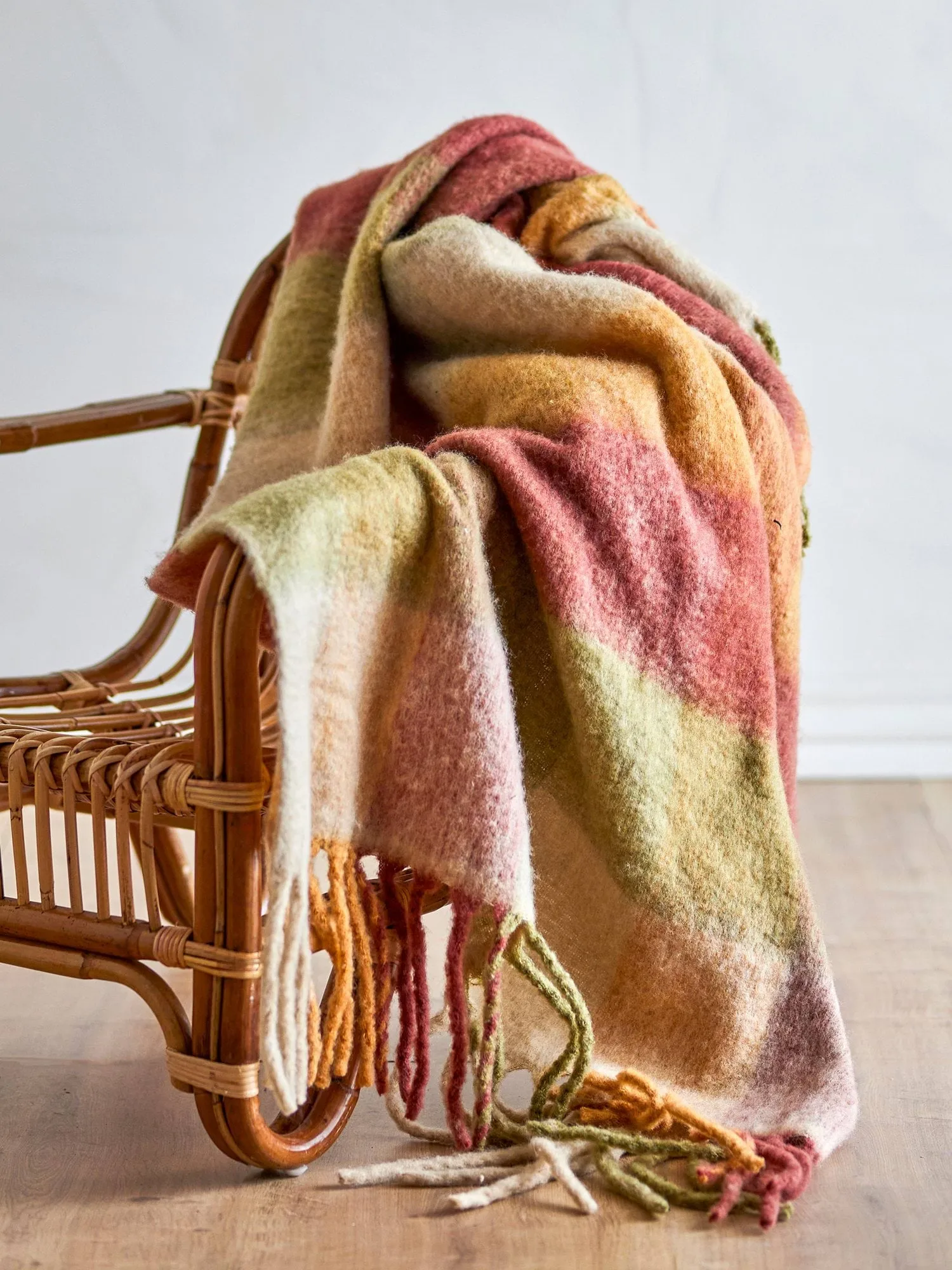 Hamisha Plaid, Multi, kariert, 152x127 cm Bloomingville