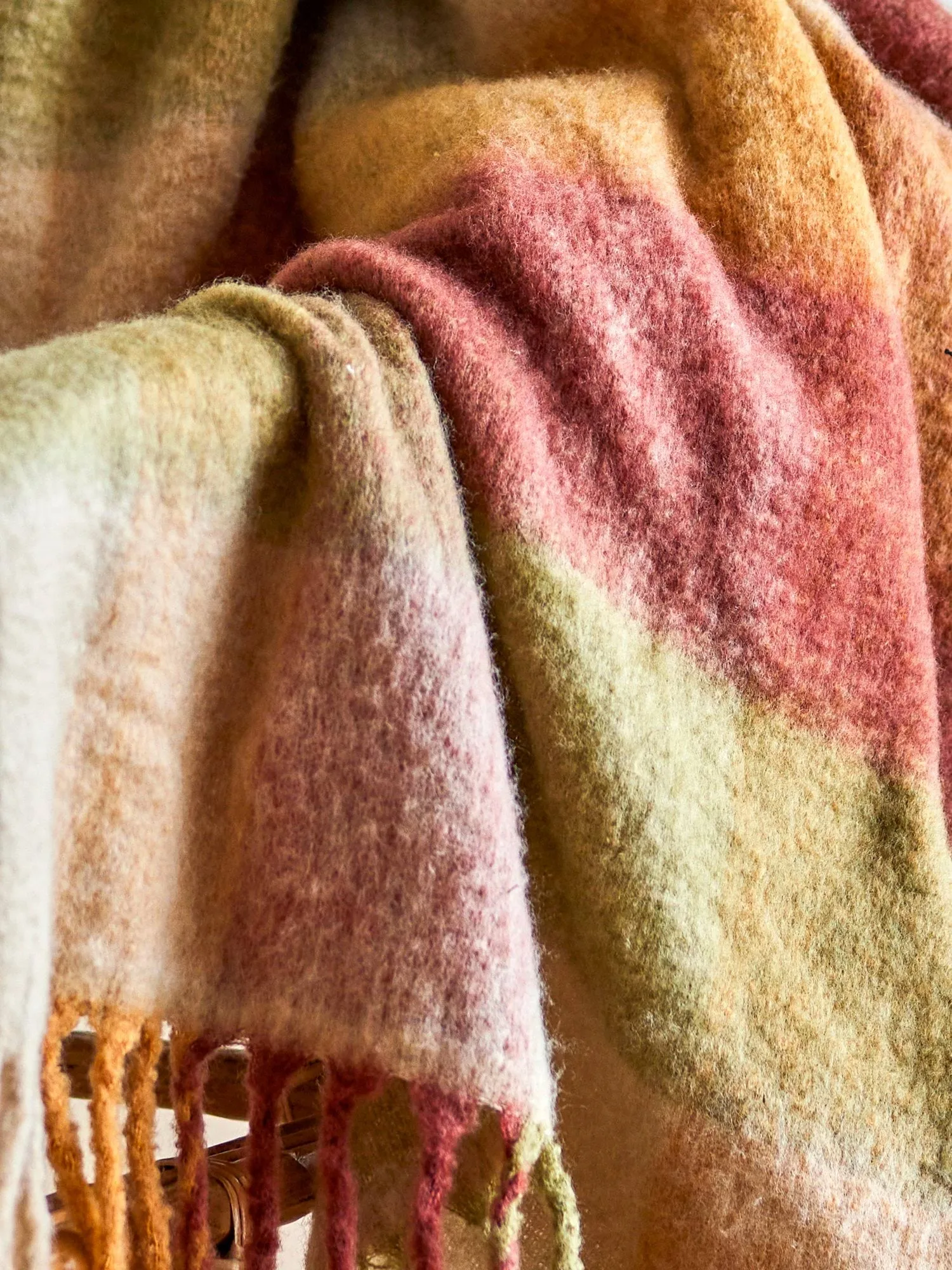 Hamisha Plaid, Multi, kariert, 152x127 cm Bloomingville