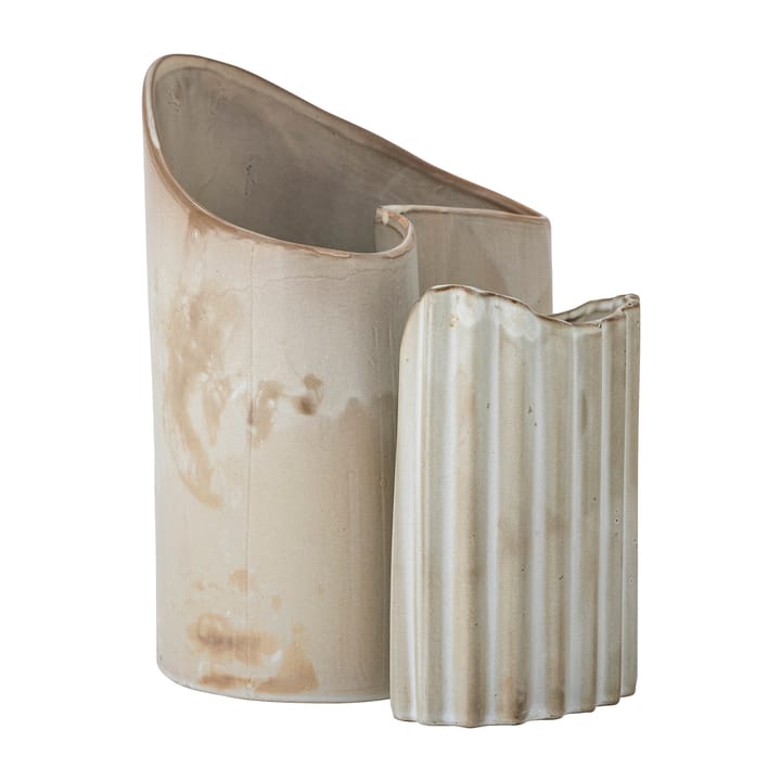 Henaj Vase 2 Teile, Braun-beige Bloomingville