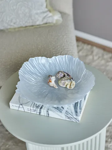 Iani Schale Glas Ø26 cm - Weiß - Bloomingville