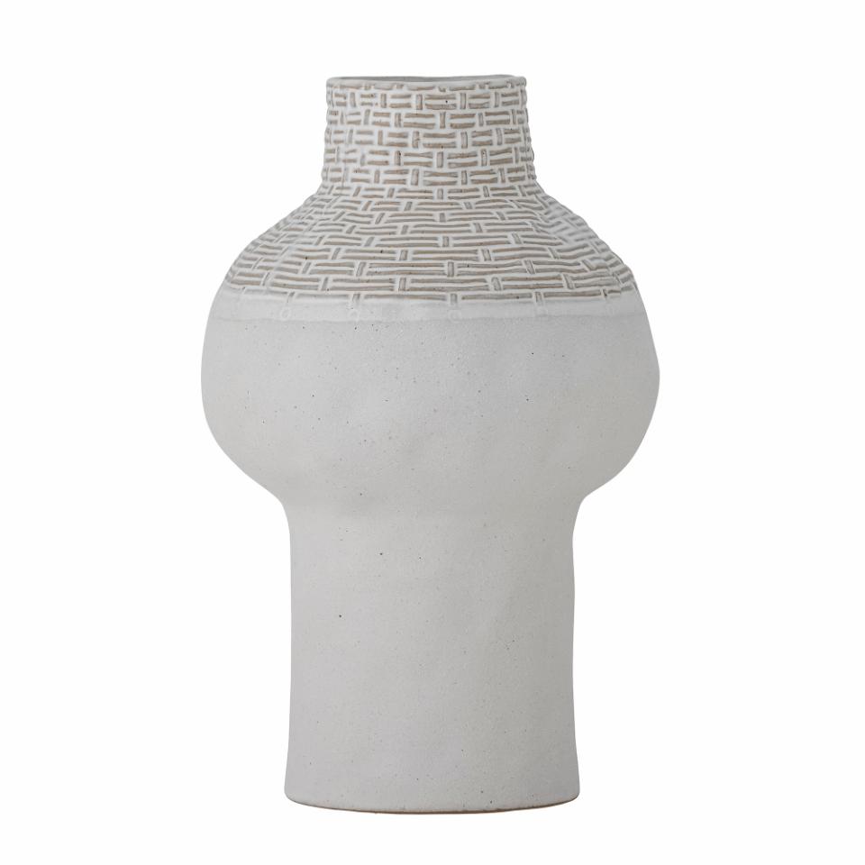 Bloomingville Iyore Vase Ø14,5 cm Weiß
