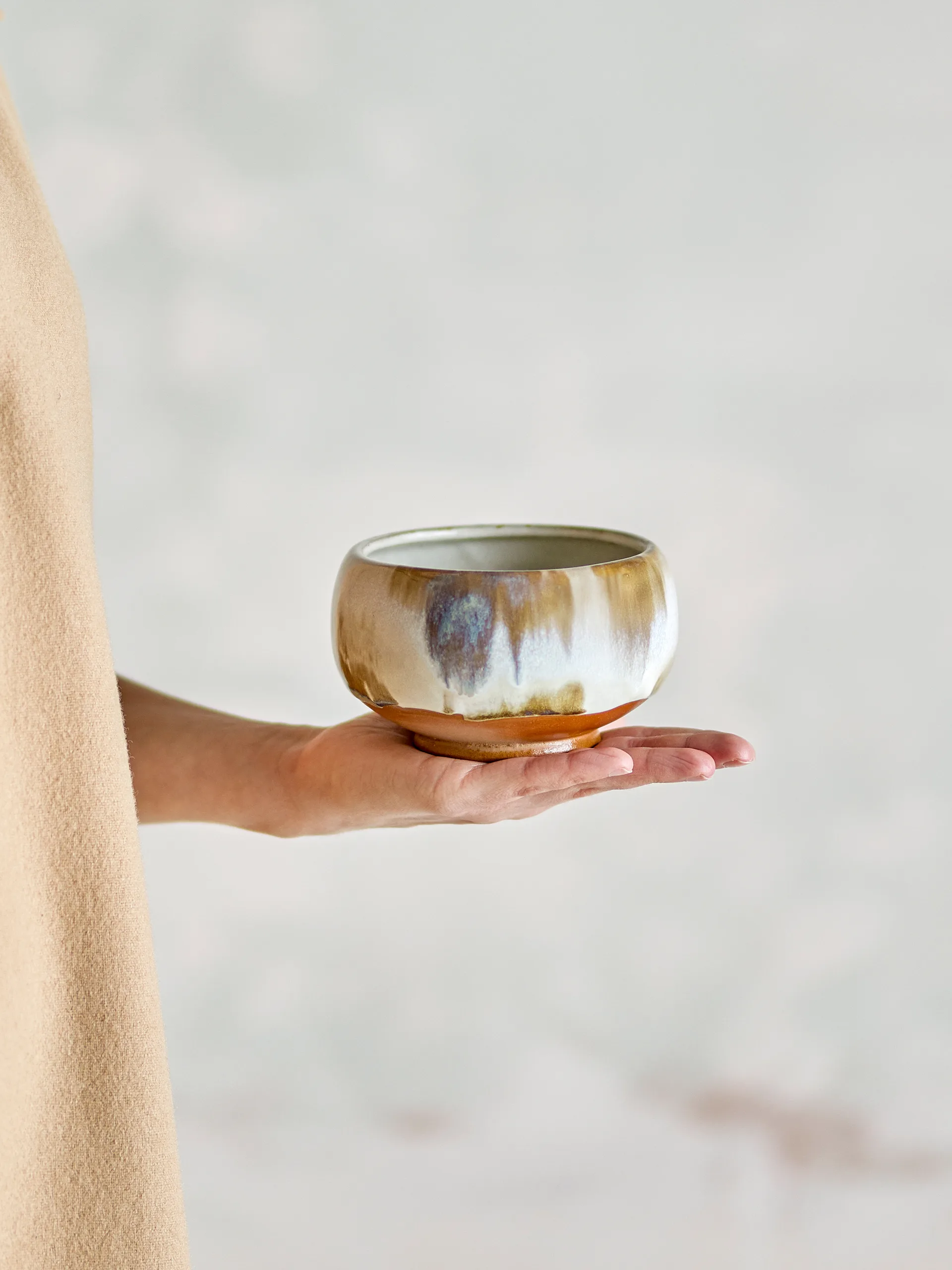 Jade Schale 4-teilig Ø12 cm, Natur Bloomingville