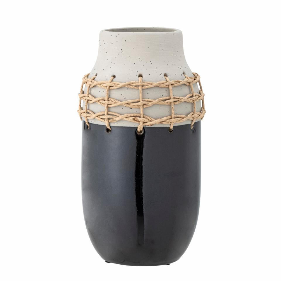 Bloomingville Janie Vase Ø16 cm Schwarz