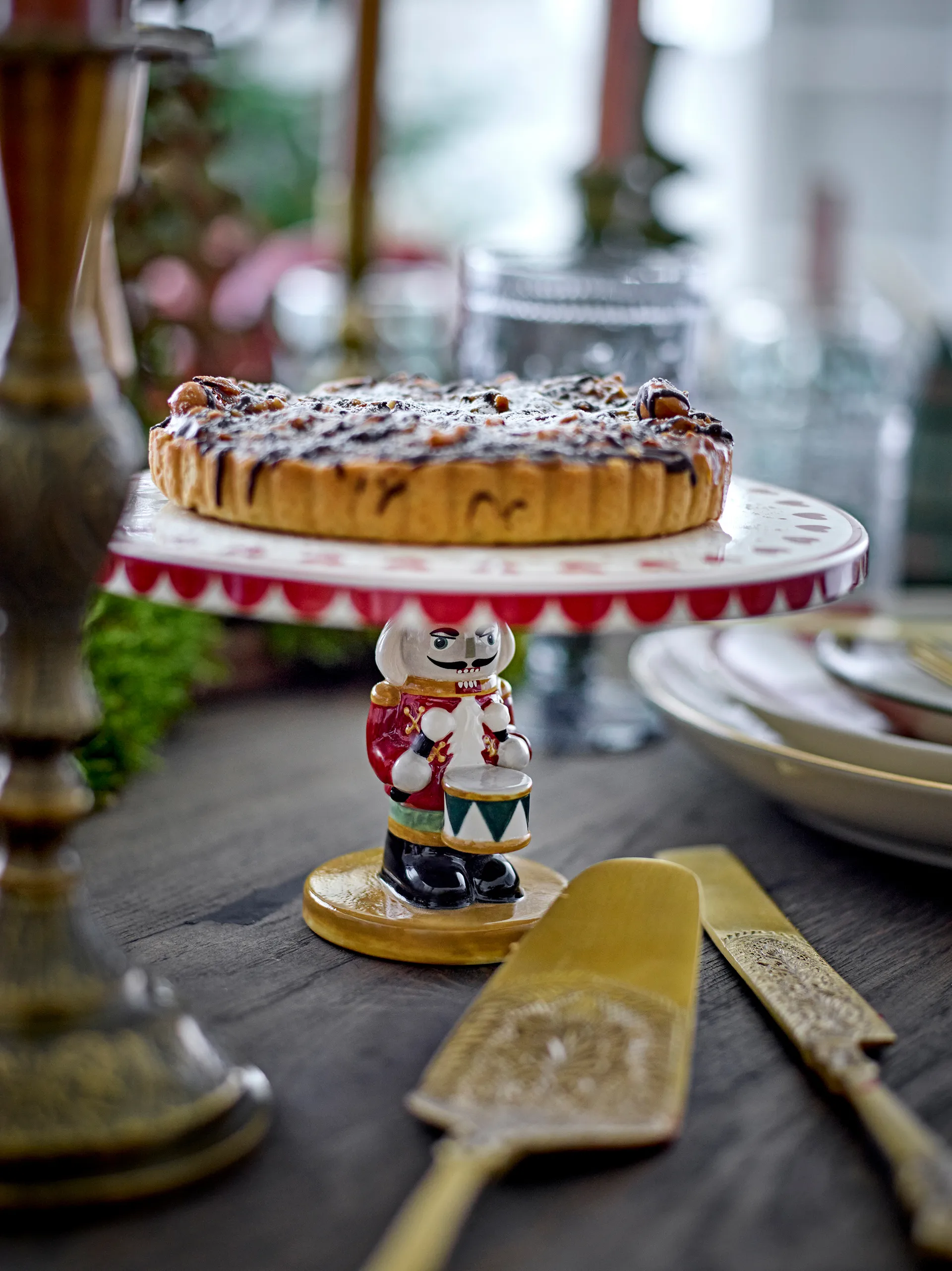 Jolly Tortenplatte Ø20 cm, Rot Bloomingville