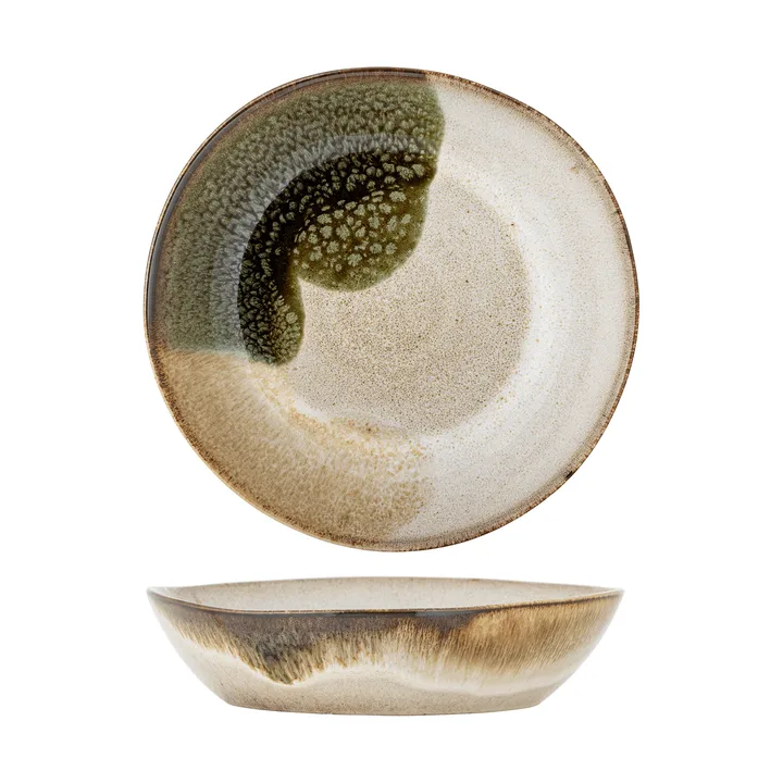 Jules tiefer Teller 22cm - Green - Bloomingville