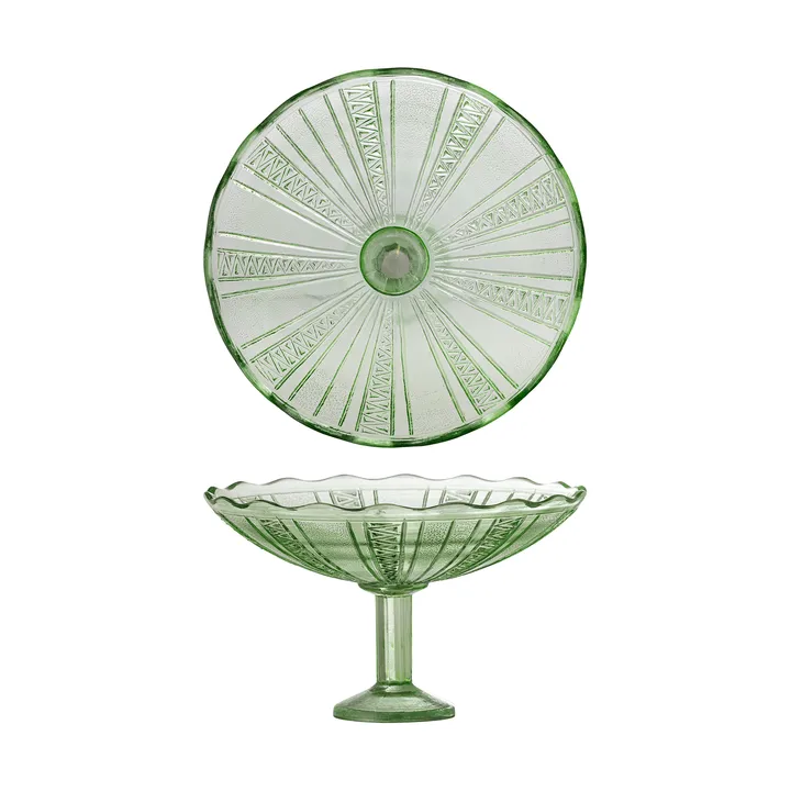 Kaddy pedestal skål - Grün, Ø23 cm - Bloomingville