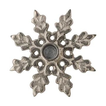 Kashi Kerzenhalter - Silber, Ø13,5 cm - Bloomingville