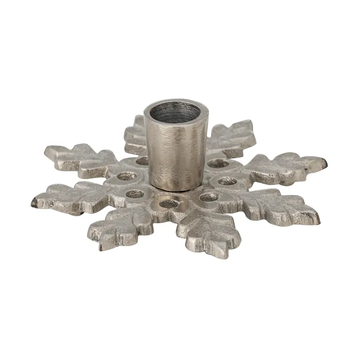 Kashi ljusstake - Silber, Ø13,5 cm - Bloomingville
