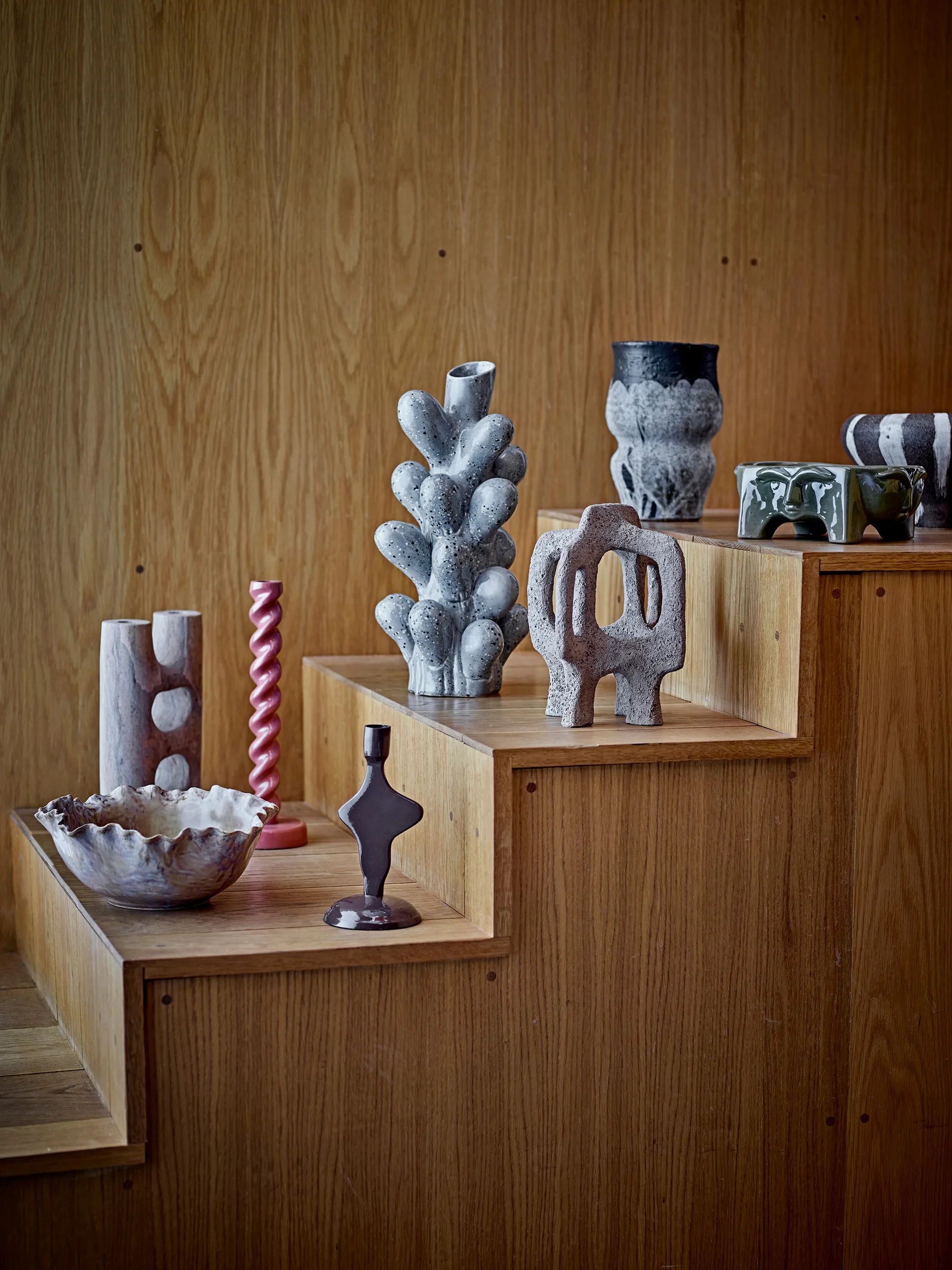 Ladris Schale Ø23 cm, Braun Bloomingville