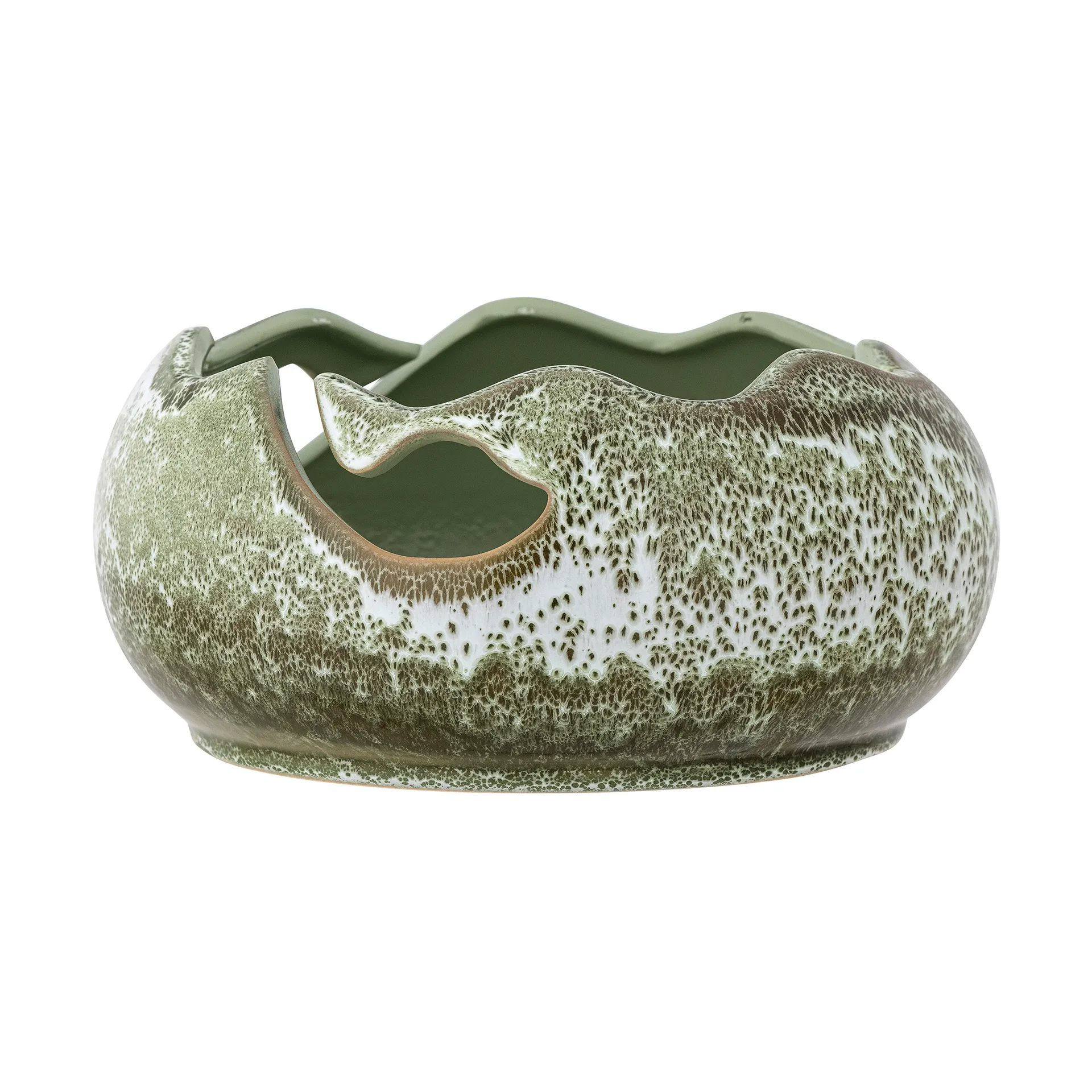 Leonas Deco Dekorationsschale Ø25,5 cm, Green Bloomingville