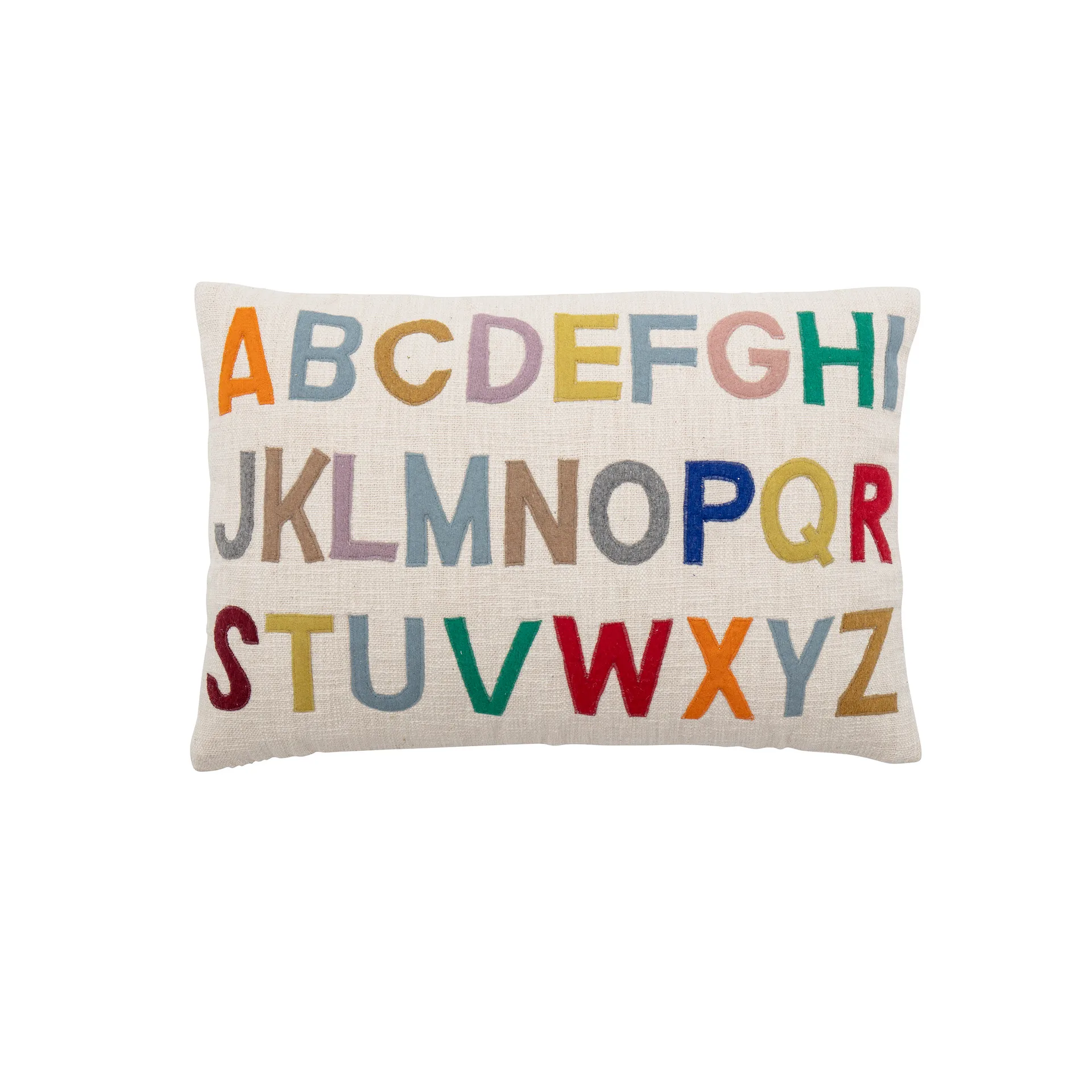 Lexi Kissen Alphabet 40 x 60cm, White-multi Bloomingville