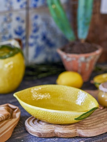 Limone Schale 26x18 cm - Gelb - Bloomingville