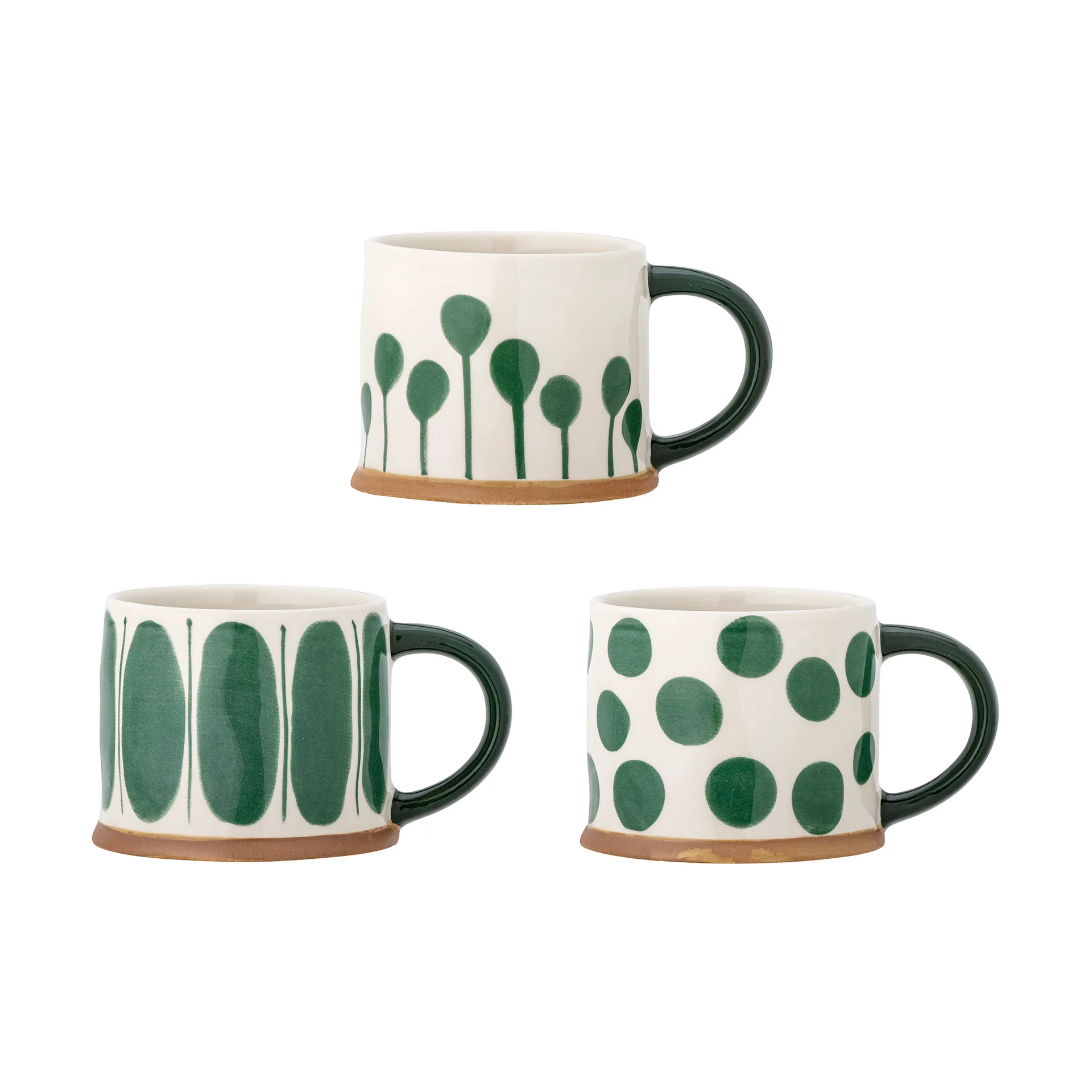 Linora Tasse 45 cl 3er-Pack, Grün Bloomingville