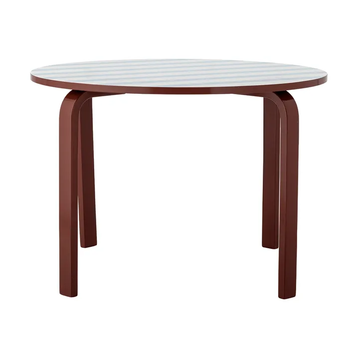 Liova Tisch - Blau-Weiß, Ø65 cm - Bloomingville