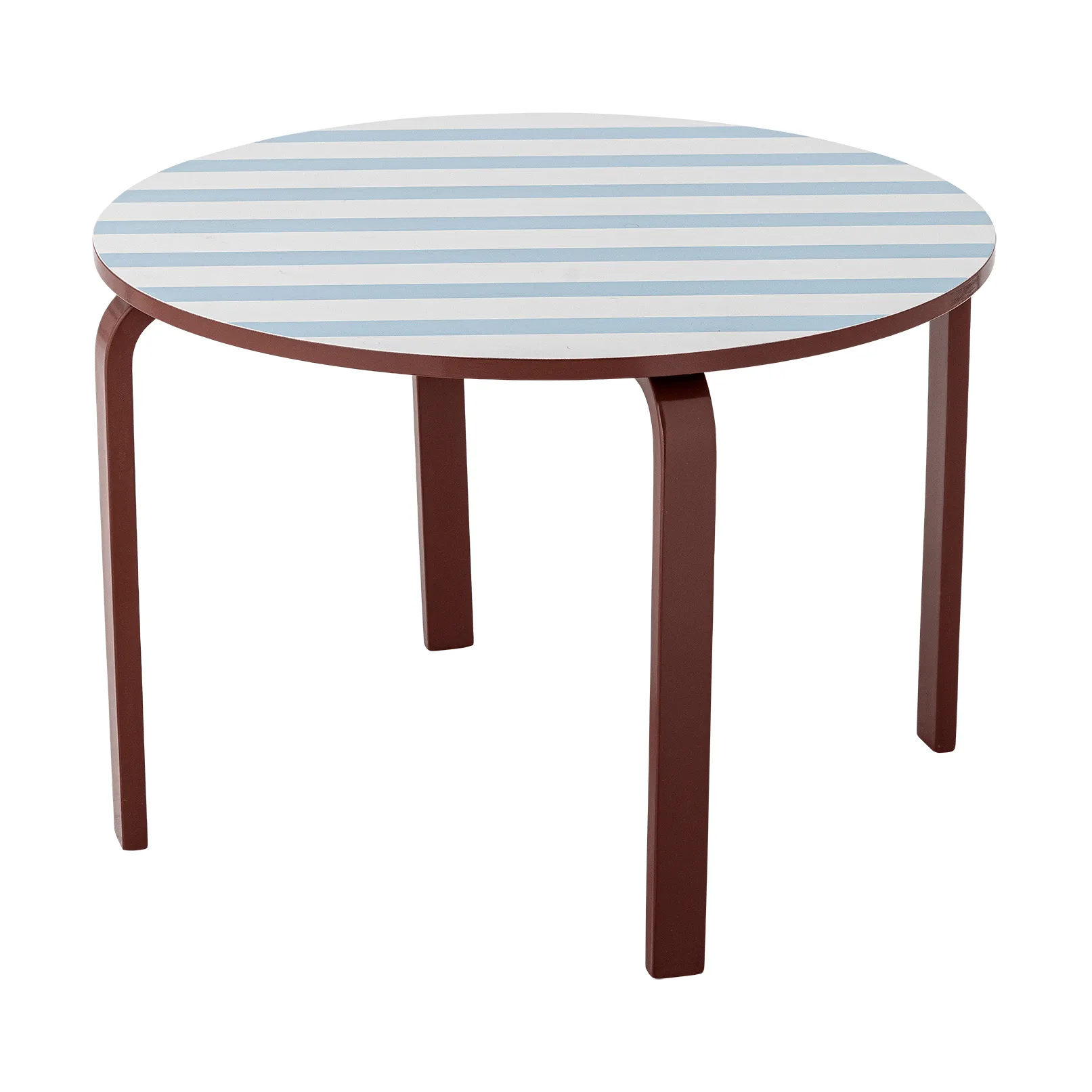 Liova Tisch, Blau-Weiß, Ø65 cm Bloomingville
