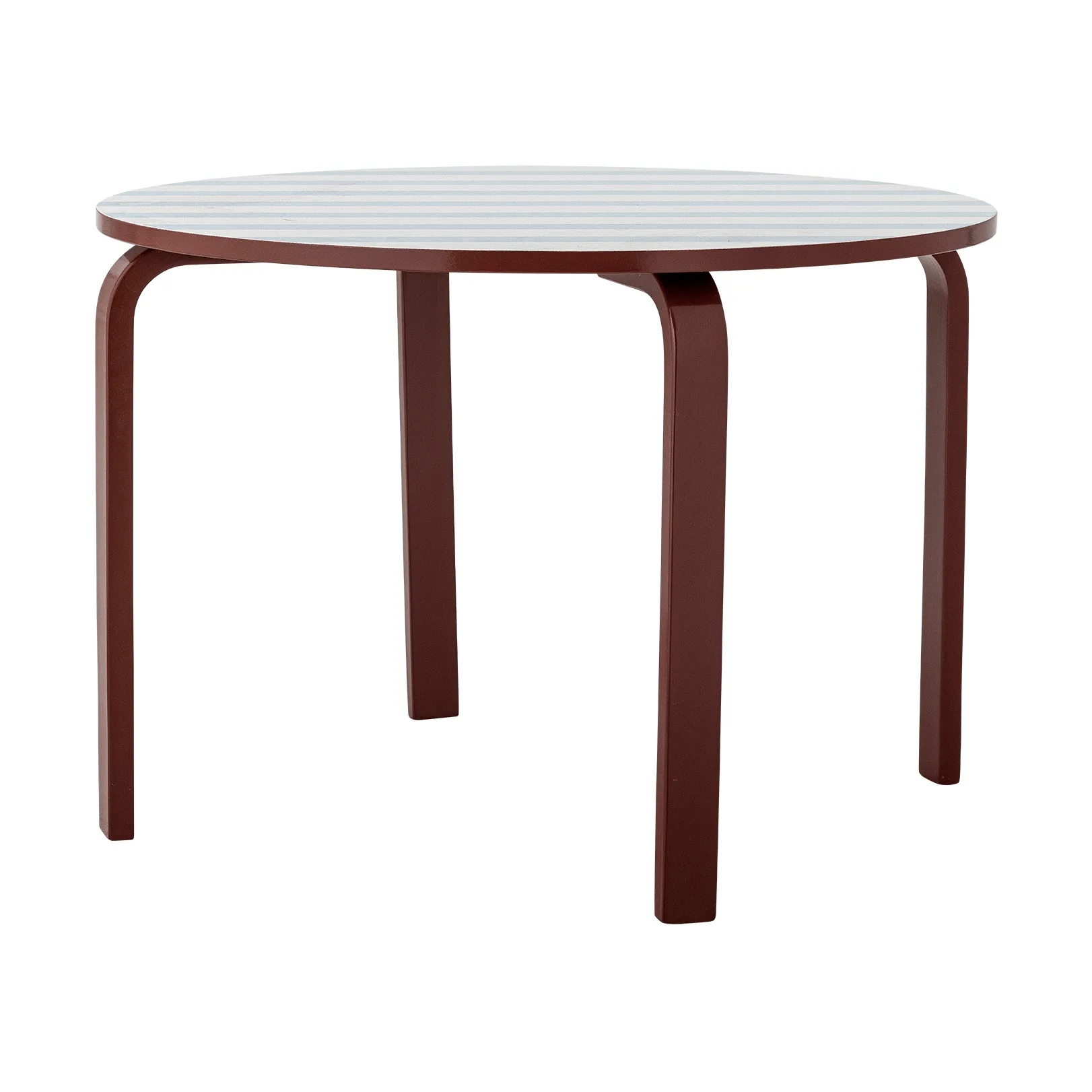 Liova Tisch, Blau-Weiß, Ø65 cm Bloomingville