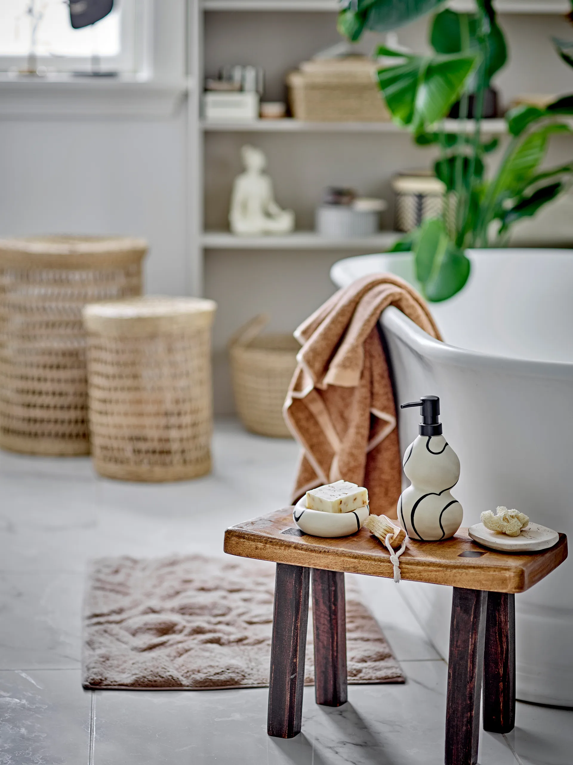 Lorca Schüssel 10x15 cm, Travertin Bloomingville