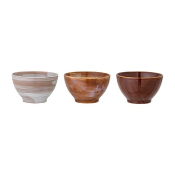 Lotus Schale Ø13,5cm 3 Teile - Braun - Bloomingville