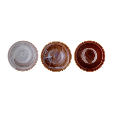 Lotus Schale Ø13,5cm 3 Teile - Braun - Bloomingville