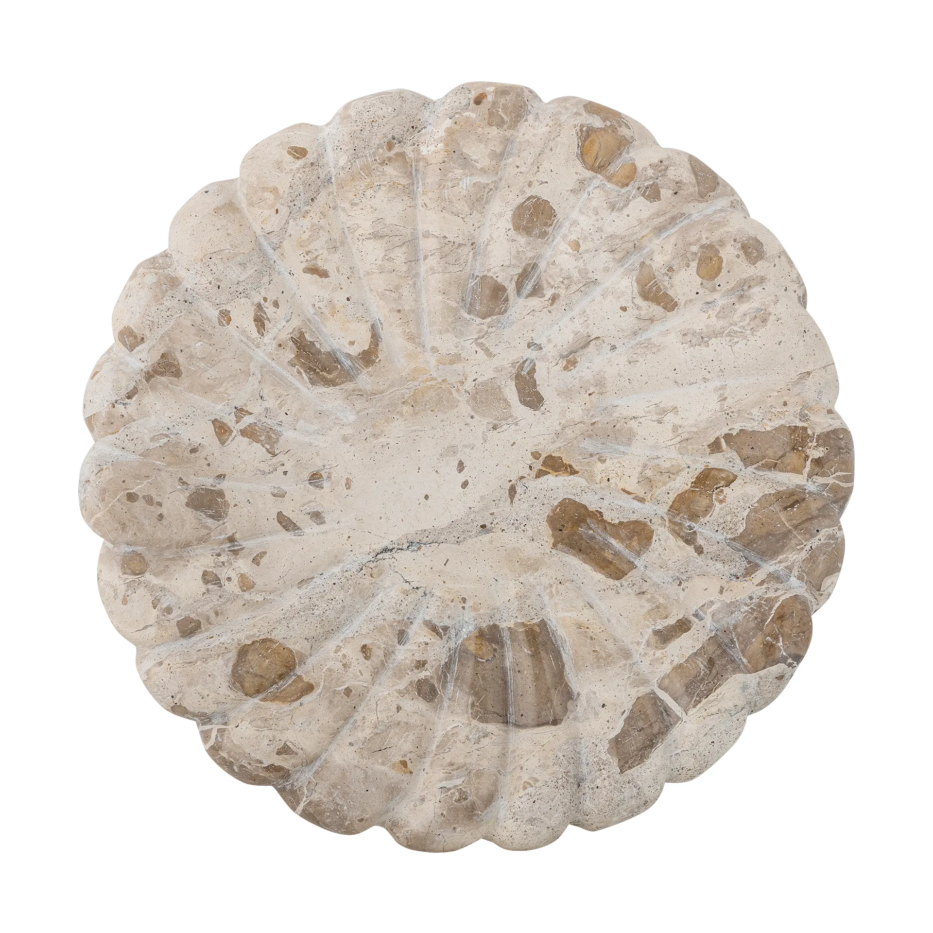 Marlie Tablett Marmor Ø22,5 cm, Natur Bloomingville