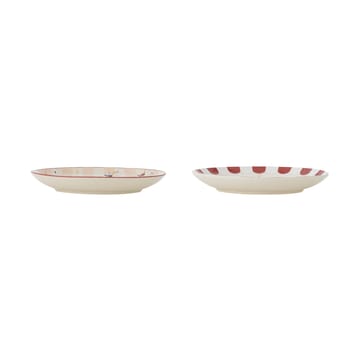 Merry-go-round Teller Ø16 cm 2-teilig - Beige-rot - Bloomingville