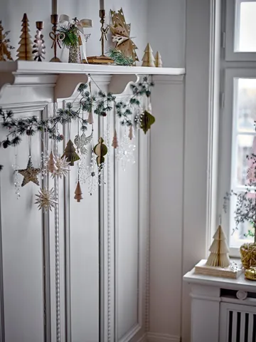 Miku Weihnachtsanhänger - Klar, 2-teilig, 17 cm - Bloomingville