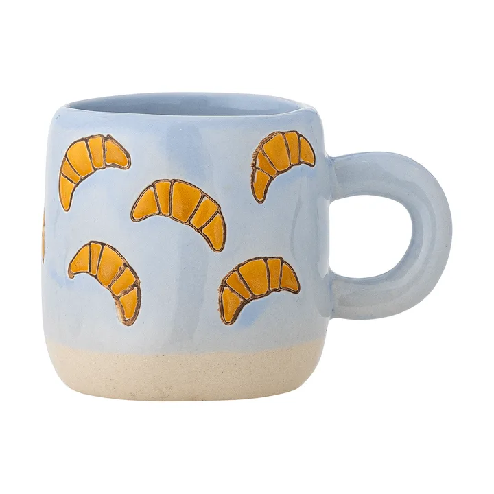 Millie Tasse 110 ml - Blau, Croissants - Bloomingville