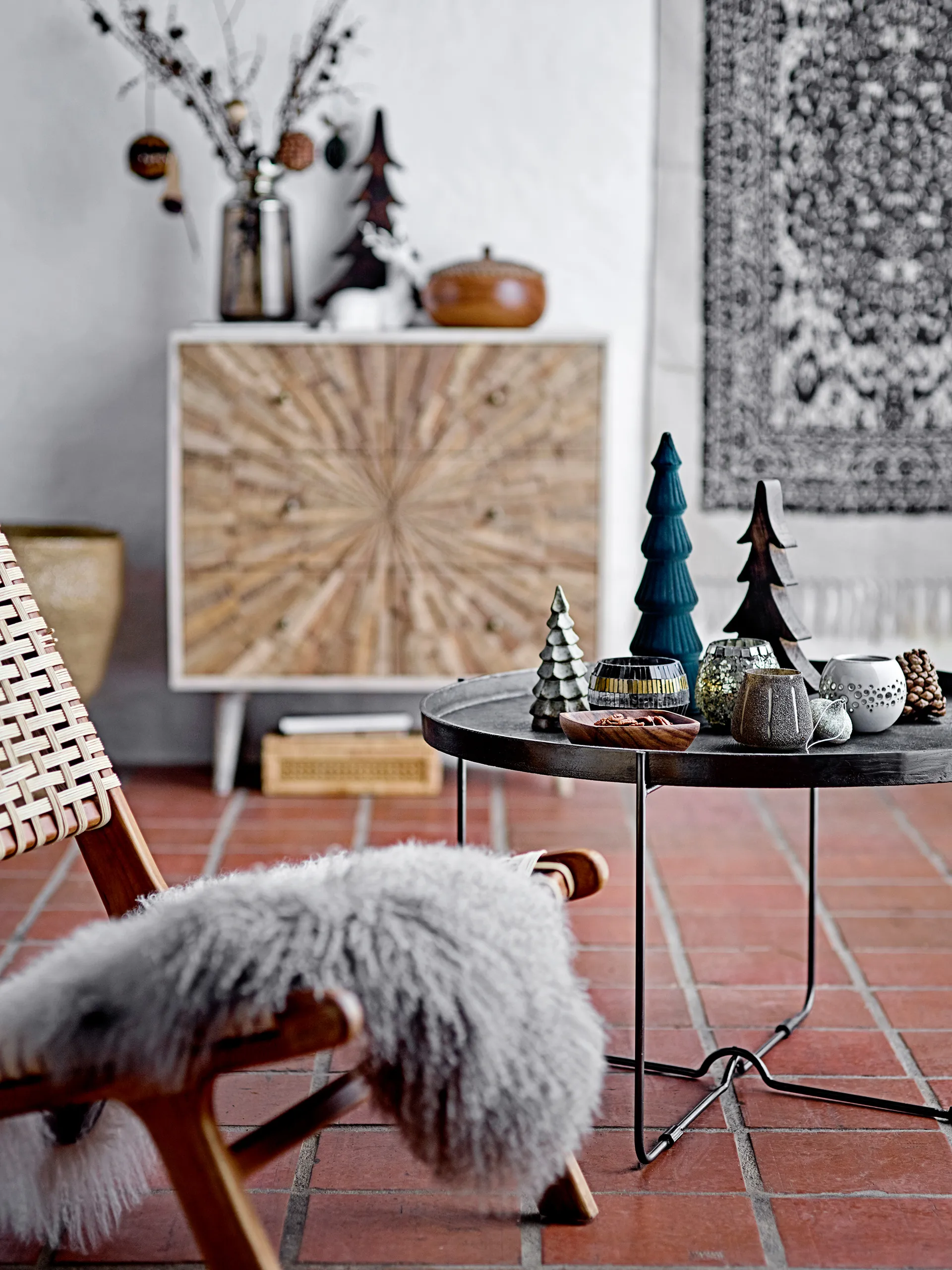 Misba Weihnachtskugel Ø9cm 4 Teile, Multi Bloomingville